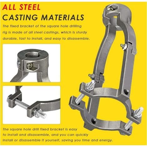 Other Woodworking Tools, 38-55cm Square Hole Drill Adapter for Drills, Power Tool Accessories, Drill