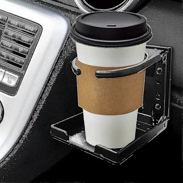 2 pcs Car Cup Holder, Universal Adjustable Cup Holder Bottle Holder, Foldable Gift
