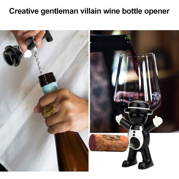 Vinflaskeåbner Vinflaskeåbner Gaveæske Rødvinstop Propåbner til Ølflaske Til Hjem Fest Hotel Bar Gave til Mænd
