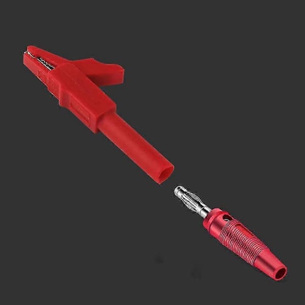 Multimeter Alligator Clips med 4 mm bananhun til elektrisk test