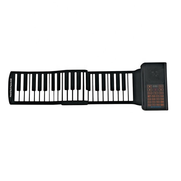 Bærbare håndholdte roll-up klavernøgler Genopladeligt elektronisk keyboard Klaver børn klaver Piao Klaver Øvelse Bær klaver