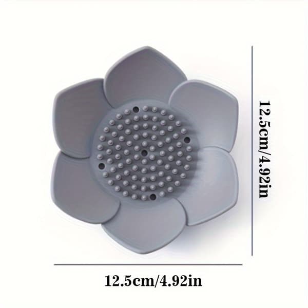 Lotus Soap Dish with Drainage Bathroom Essential Soap Holder