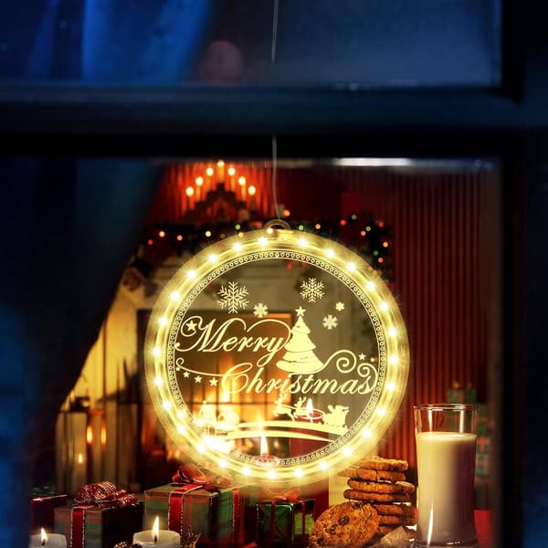 Christmas Tree Christmas Decorative Window Light, Background String
