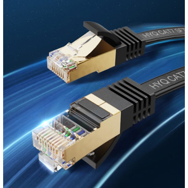 Ethernet Cable, Flat Cable, 10 Meters, Network Patch Cable, Network Cable, Hub