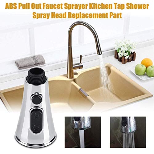 Kitchen Faucet with 2-Mode G1/2\" Sprayer, Replacement Head for Kitchen Faucet, Centered or Injection Sprayer.