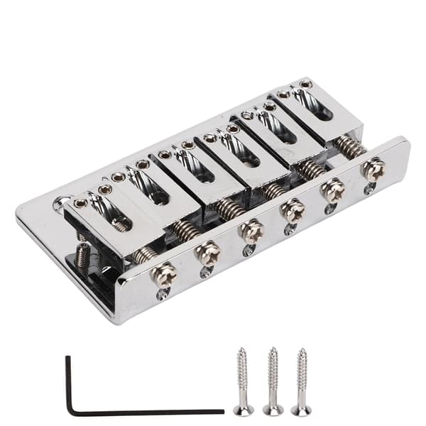 Replacement Silver Metal Quick Delicate Professional Electric Guitar Bridge