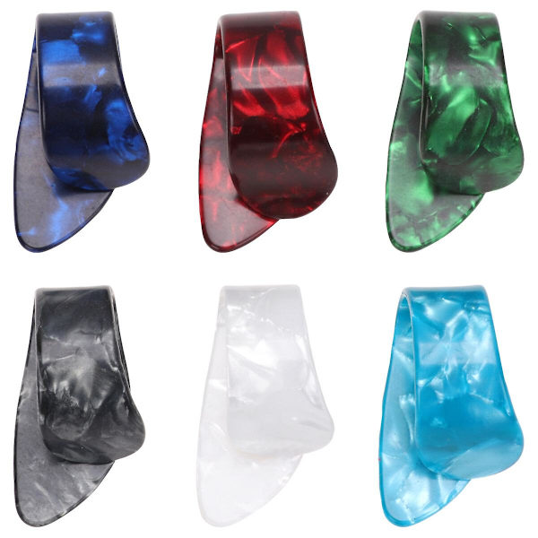 12 st Plektrum Gitarr Jazz Plektrum Gitarrtillbehör Akustisk Gitarr Plektrum Elgitarr Plektrum Blandade Färger 3X1CM
