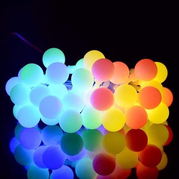 Udendørs solcellelamper 50 LED 6,9 m Guirlande l