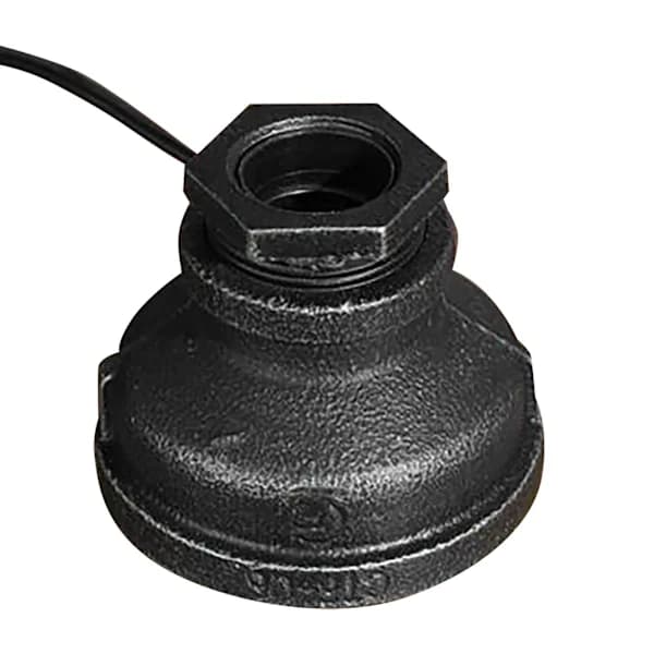 Retro bordlampe steampunk vannrør dekorasjon E27 lyspære industriell lampe