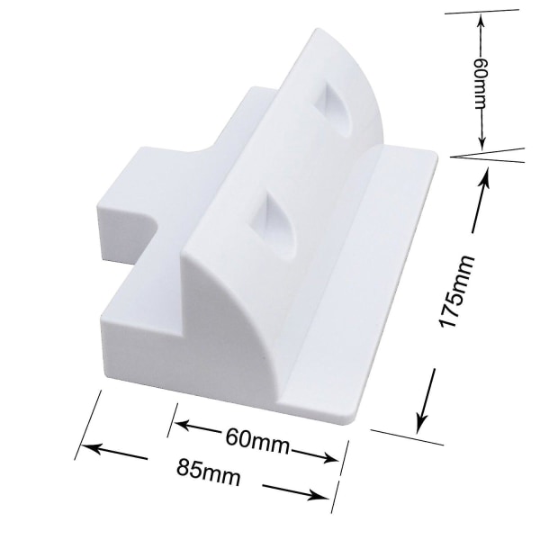 2 stk Solcellepanel Sidemontering Brakettsett Kompatibelt med Caravan Yacht Båt Bobil
