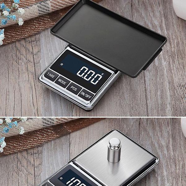 0,01 Grams Precisions Smyckes Elektronisk Digital Vågskala Fickvåg 100g Silver