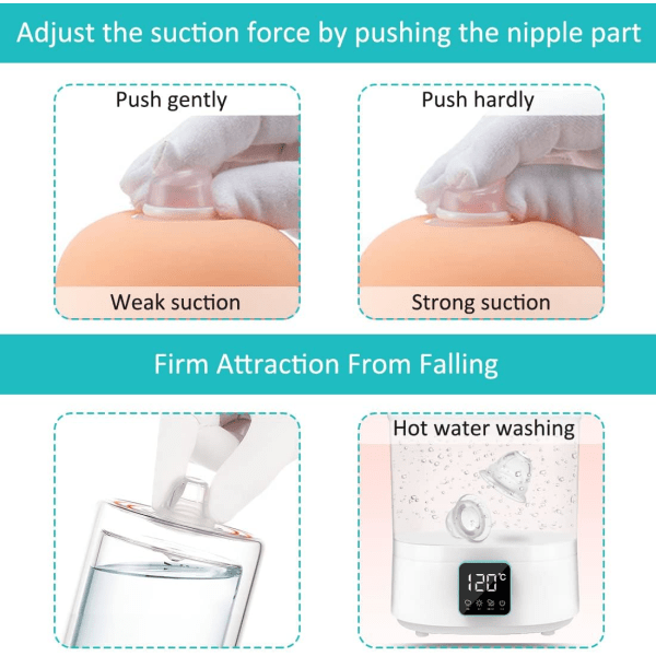 Nipple Shield, Nipple Corrector för inverterade, platta och skygga bröstvårtor, Nipple Shield, Nipple Suckers Extractors kan vara