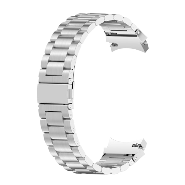 （Silverfärgad）Klockarmband i rostfritt stål, Remmar Pläterat stålspänne Smart Klockarmband Armband för män Kvinnor