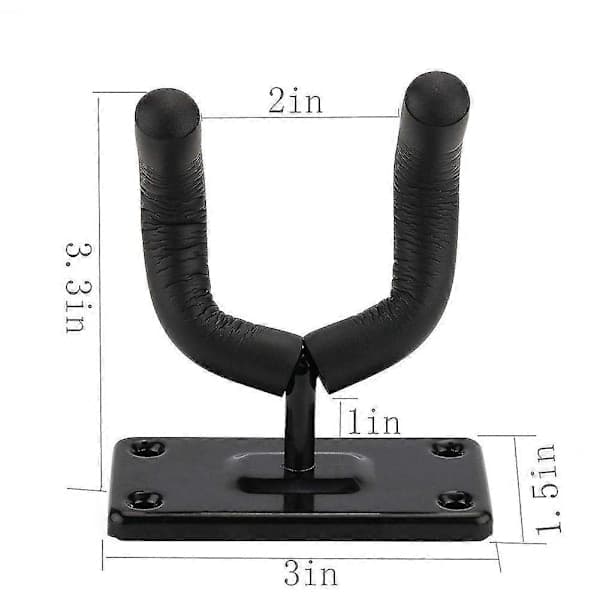 2-pack Gitarrhängare Gitarrkrok Gitarrhållare Gitarr Väggfäste Hängare För Elektriska Akustiska Och Basgitarrer Ukulele-Yvan