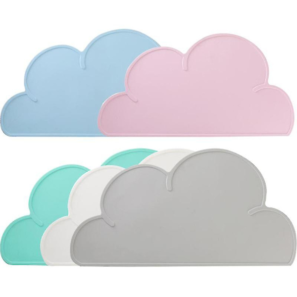 Silikon Bordmatter Matvarer For Barn Baby Småbarn Spisebord Matte Lett Bærbar (1 stk)