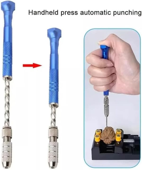 Hand Drill Jewelry Drill with Micro Drill 0.5mm - 2.8mm Hand Drill Micro Craft HSS Twist Sharp Mini Drill