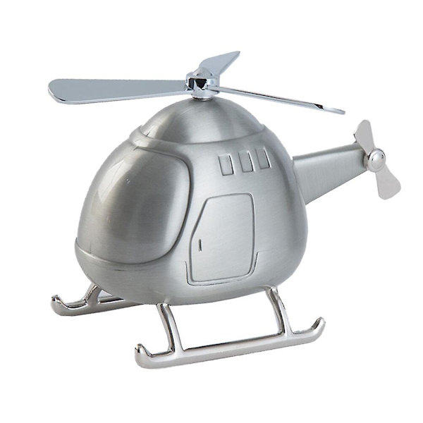 Helikopter Møntboks Mini Sparegris Mønt Opsparing Pengeboks Hjemmekontor Skrivebordspynt Helikopter C