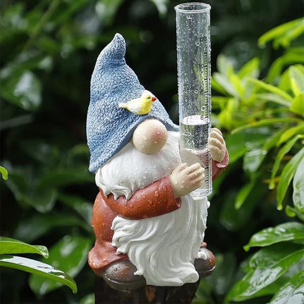 Havetomte Statue, Harpiks Havetomte Statue Regnmåler