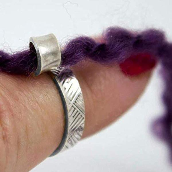 Stickningsverktyg i Ringform Finr Wear Tummehatt Garnledare Legering