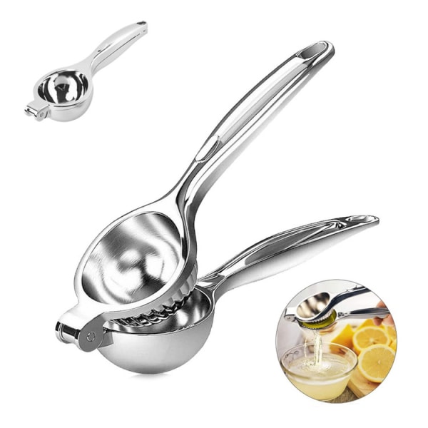 Citronpresser, Citronpresser Saftpresser, Citruspresser Håndholdt, Citronpresser, Rustfrit Stål Saftpresser Håndpres, Limepresser