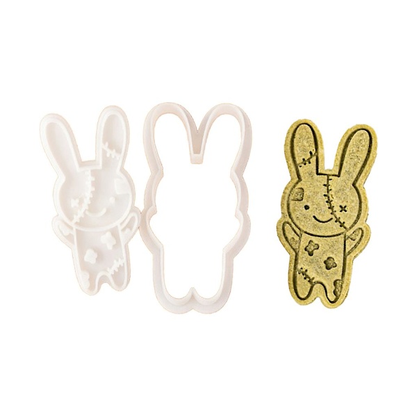 Kakeformer Halloween-serie Halloween Plastkakeformer Kanin