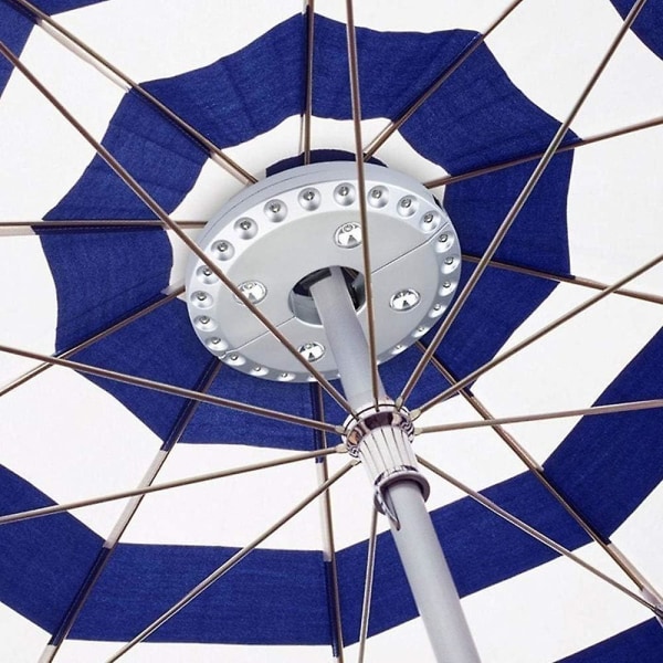 28 led sladdlösa parasolllampor med 28 superljusa lysdioder för uteplatsparaplyer, campingtält eller utomhusaktiviteter