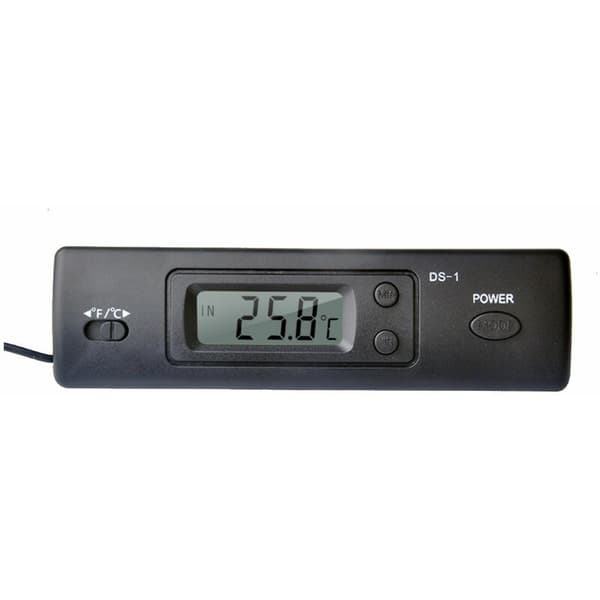 Termometer Mini Biltermometer Elektronisk Termometer med Tidsfunksjon
