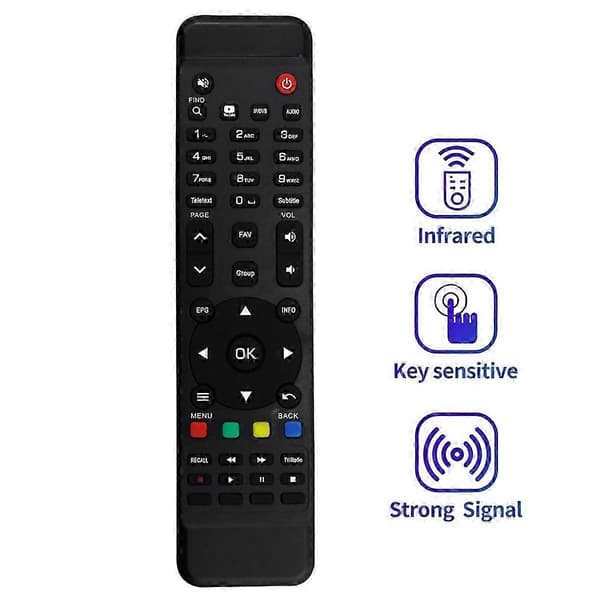 Replacement Remote Control for TV Box for AMIKO HIS, Mira X Set Top Box Edition