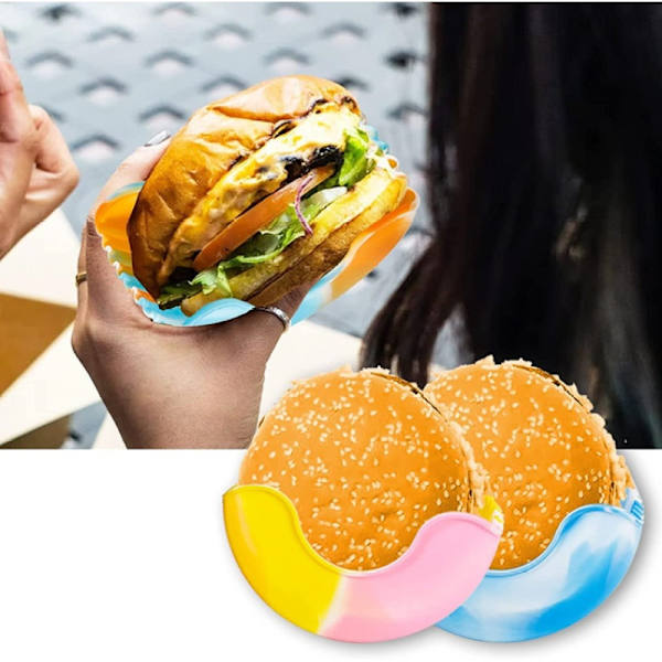 Keittiötarvikkeet - Burgerinpidike, Hamburgerin Muotti, Pihvi Grillitarvikkeet, Silikoninen