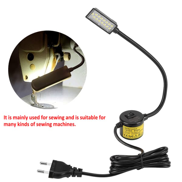 LED Sewing Machine Light with Magnetic Mounting Base EU Plug Sewing Machine Accessories