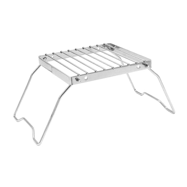 Fällbart lägereldsgrillbrännarstativ för ryggsäckar, bärbar aluminium utomhusmatlagningsutrustning (FMY)