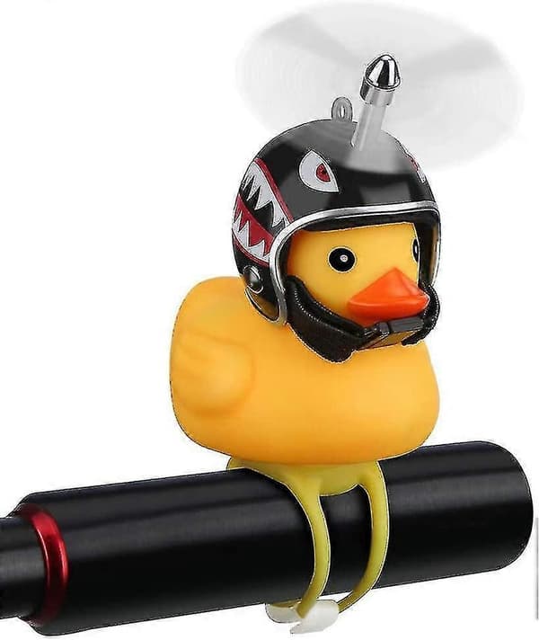 Duck Bike Bell, Rubber Duck Bicycle Accessories With LED Light Set {db}