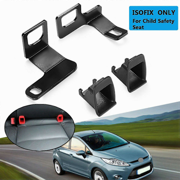 Bakre Høyre Setebelte Guide Interface Brakett ISOFIX Kobling for Fiesta 2004-2014, 2024 Ping