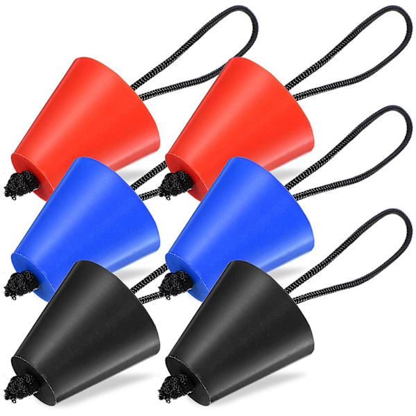 6 st Kayak-avloppspluggar Silikon Kayak-avloppspluggar Praktiska Kayak-tillbehör