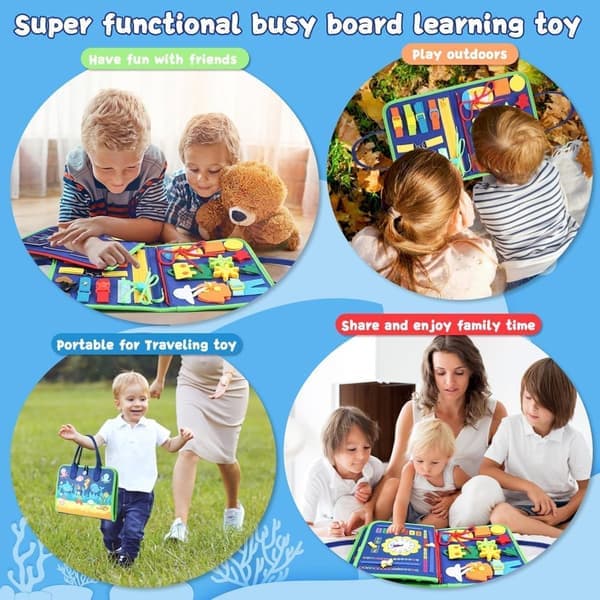 Montessori-leke for barn - Montessori aktivitetsbrett - Gave til gutter og jenter