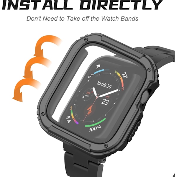 2-pak robust etui, der er kompatibelt med Apple Watch
