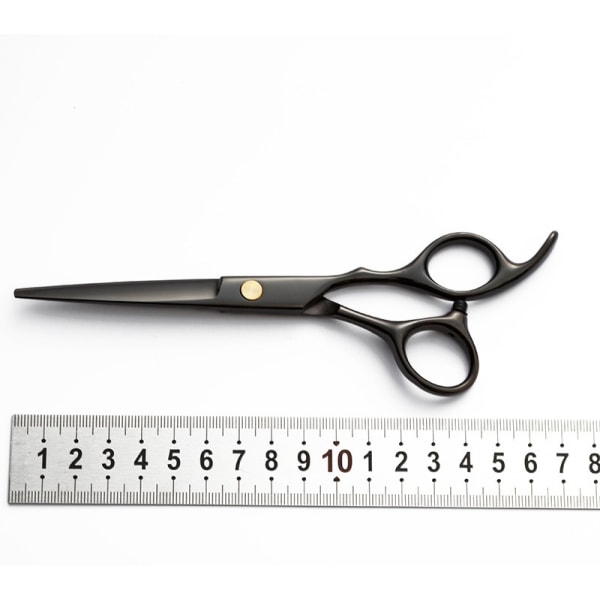 Hårklippesaks Sæt med Razor, Læder Saks Etui, Barber Hårklippesaks Hår Tynding/Teksturering