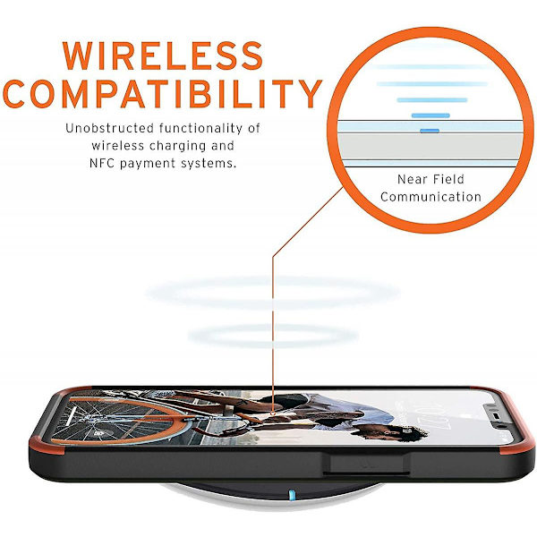 For Apple iPhone 13 Pro Max Protective Case (Wireless Charging Compatible Shell, Button Resistant Mobile Phone Case, Ultra-Thin Protection) - Black