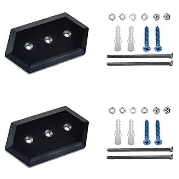3-pack Väggmonterad Skateboardhållare Skateboardhängare Kompatibel Skateboard Deck Display och Förvaring [DB]