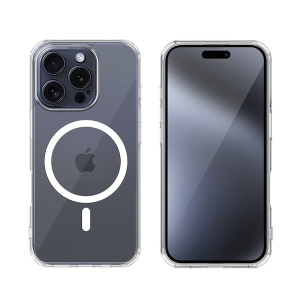 iPhone 16 Pro - Silikondeksel - Magsafe Transparent Transparent Iphone 16 Pro