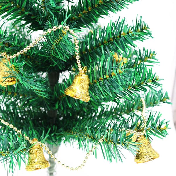 Røde/gyldne juletræsklokker indendørs til julepynt