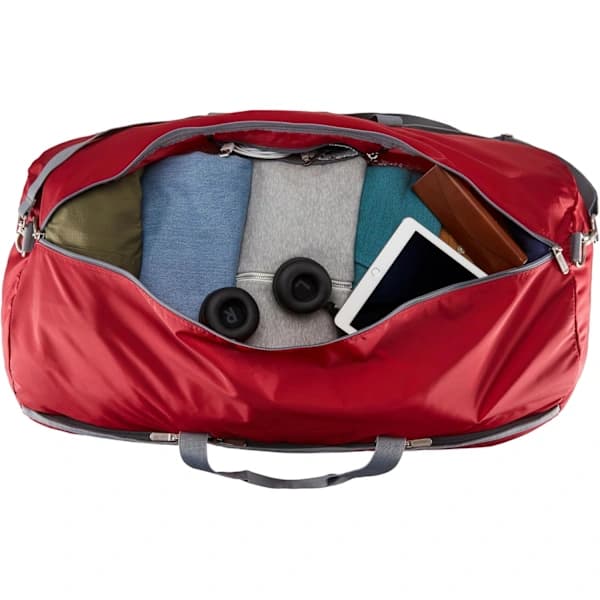 HA~Large Suitcase and Gym Bag, Top Loop Handle, Weekend Bag, Duffel Bag, 98L, Red