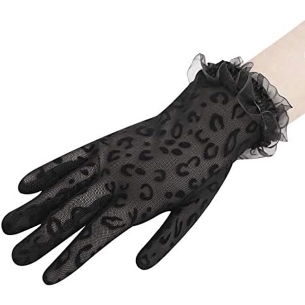 Svarta - Damhandskar Spets Bröllopshandskar Sommar Solskyddshandskar Körhandskar Eleganta Balhandskar Kvällshandskar