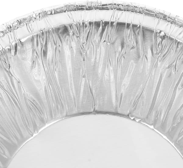 200 stk aluminiumsfolie eggetertformer Mini tertebakeformer runde kakeformer