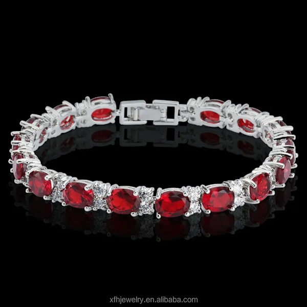 Armbånd Sterling Sølv Tennis Armbånd Charm Fint Smykke Fødselsdag Mors Dag Smykkegaver til Kvinder Mor Datter