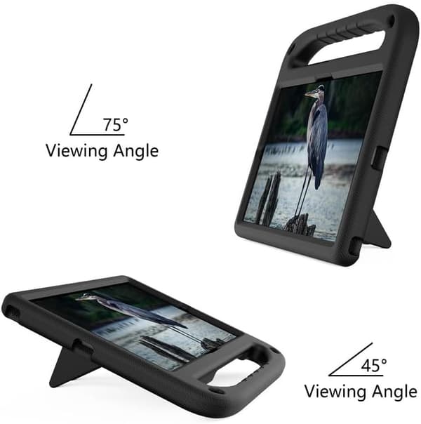Galaxy Tab A 8.0 2019 Case Shockproof Protection Handle Stand Kids Black