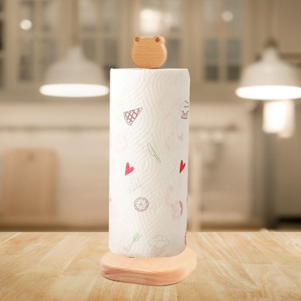 Paperipyyhkeenteline Keittiön Säilytysteline Paperirullanpidike Annostelija Säilytys