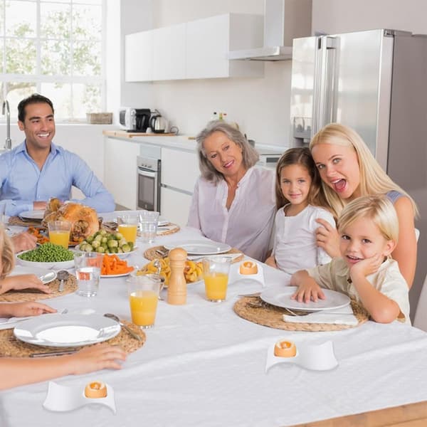 Wave-shaped Egg Tray Practical Egg Storage Holder for Dining Table for Kitchen Use
