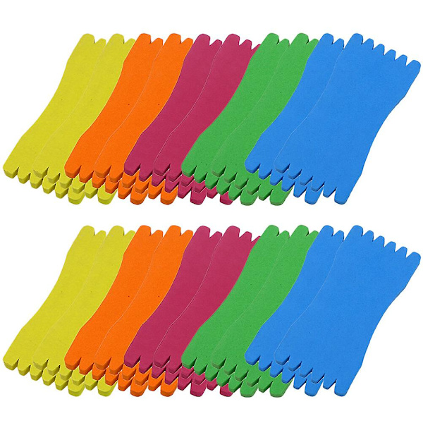 50 st Trådhållare Stativ Fiske Skumspolar Tråd Ledare Lindning Fiske Skum Spole Fiske Linje Spolar Färgglada 12x5cm