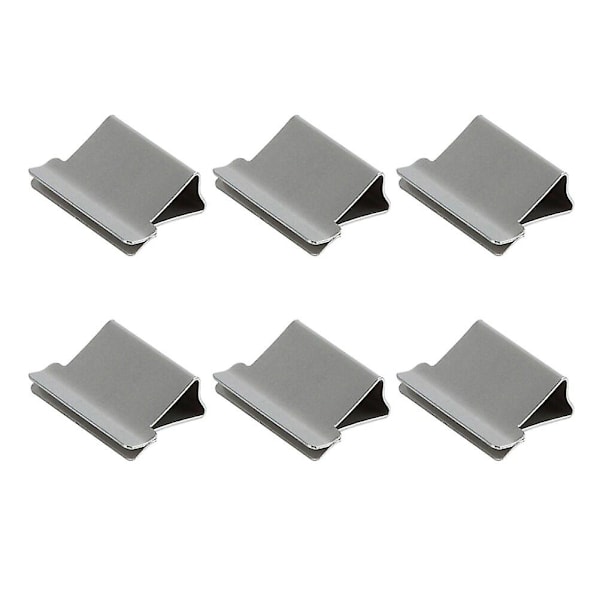 50 st Gem Paperclips Gemklämma Dispenser Metallklämmor Clam Clips Refiller Häftklämmor